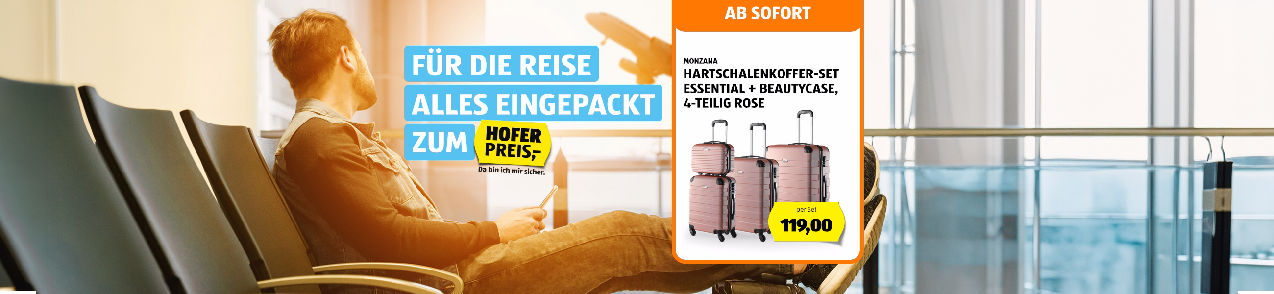 Koffer und Reisezubeh&ouml;r zum HOFER Preis