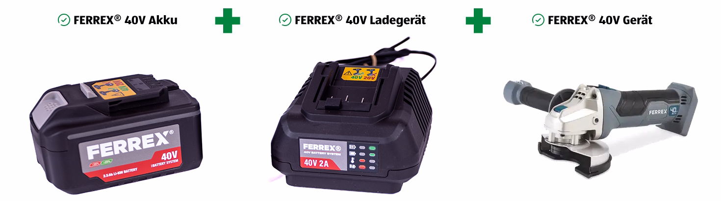 FERREX 40V Kompatibilität