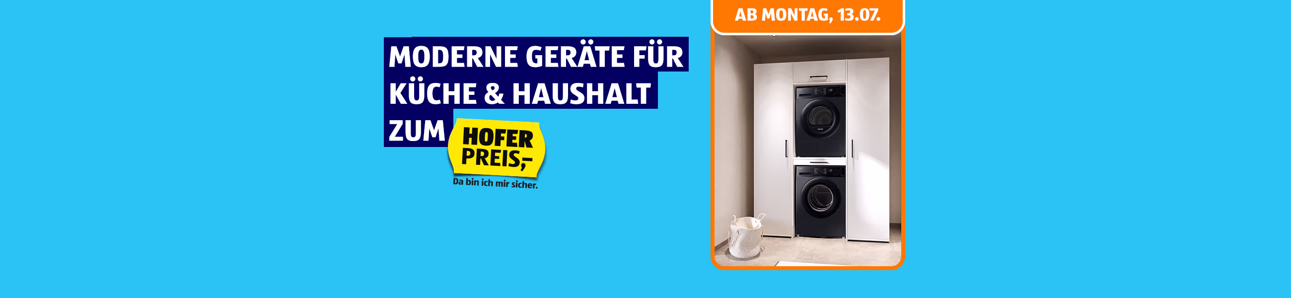 Moderne Ger&auml;te f&uuml;r K&uuml;che & Haushalt zum HOFER Preis