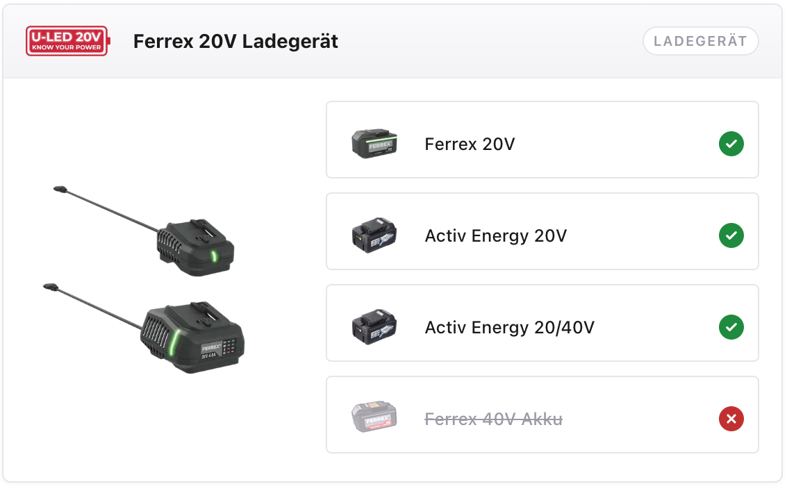 V20 Ladegeraet