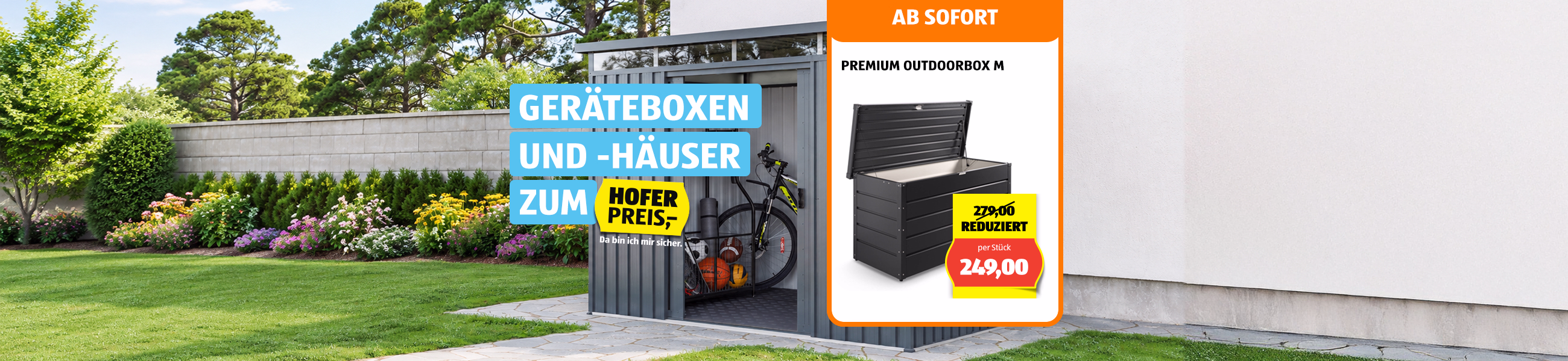Ger&auml;teboxen und Ger&auml;teh&auml;user zum HOFER Preis
