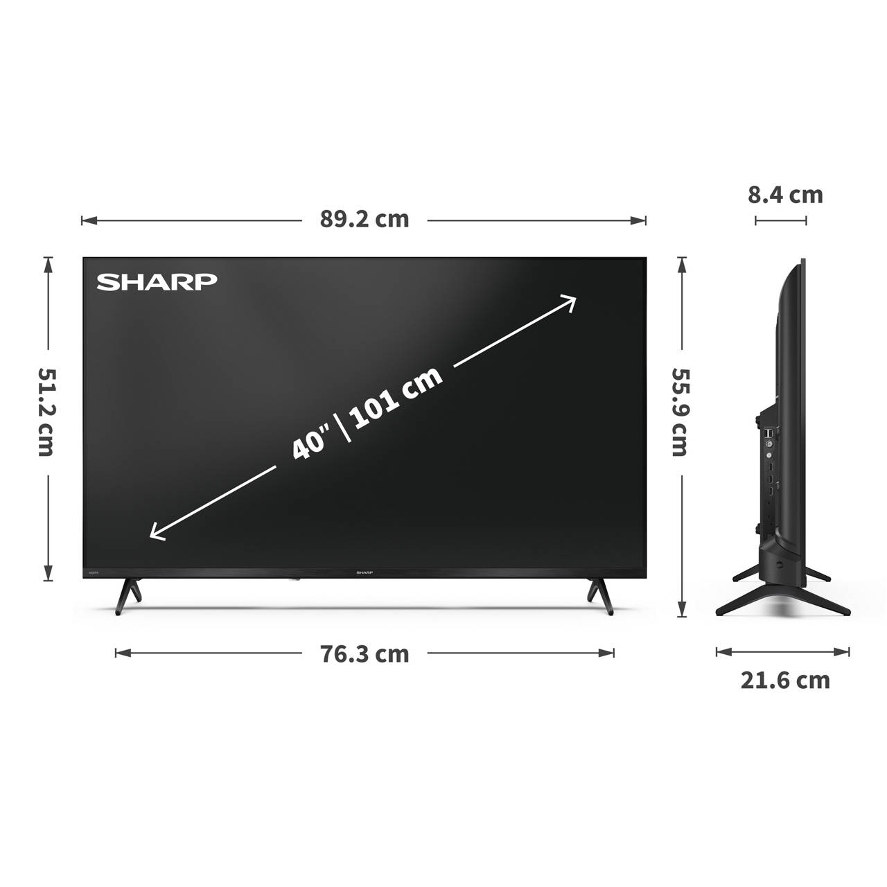 40&rdquo; (101cm) Full HD Smart TV image number 2
