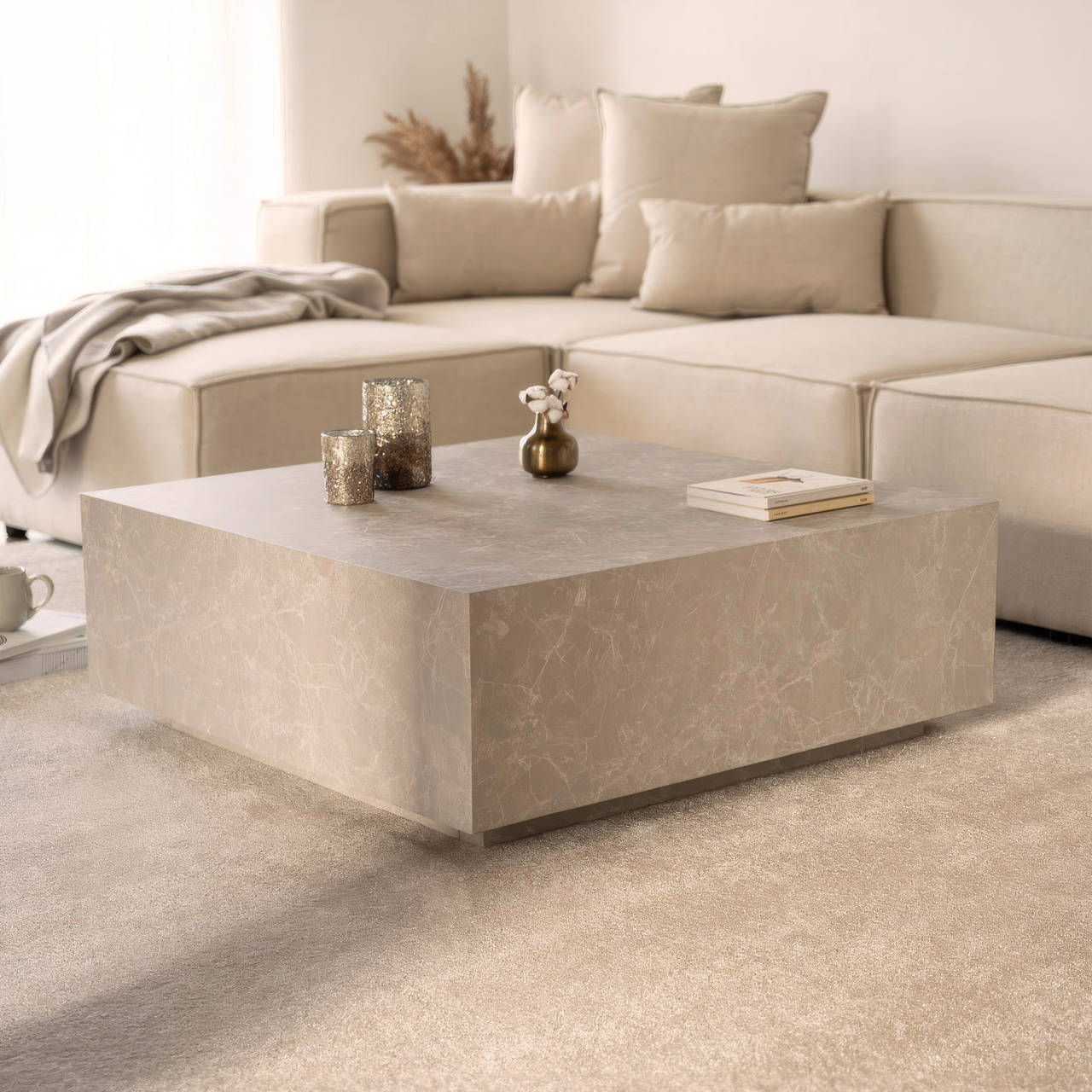 Couchtisch Marmor AMIRI XL beige image number 2