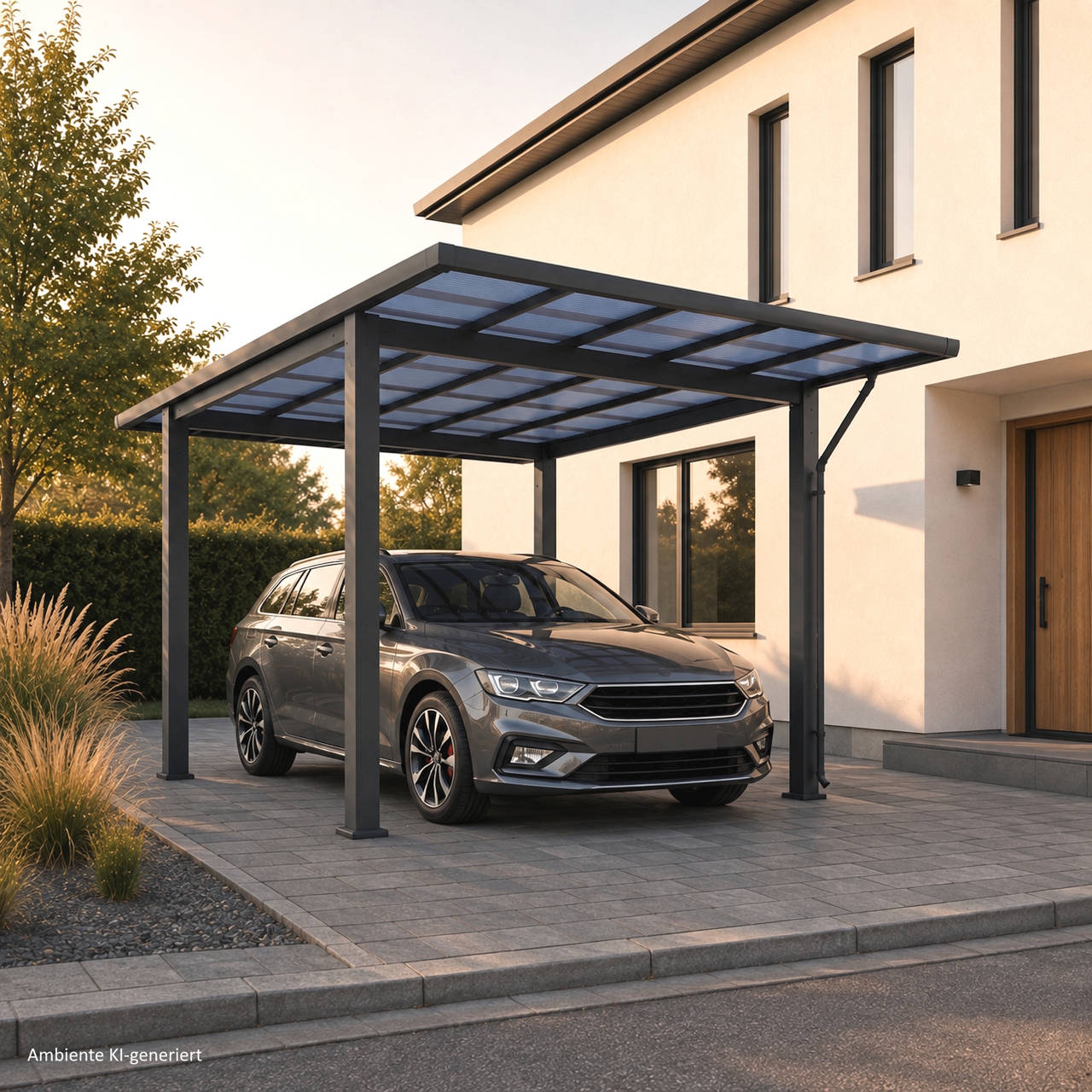 Aluminium Carport Sky Pro Anthrazit image number 3