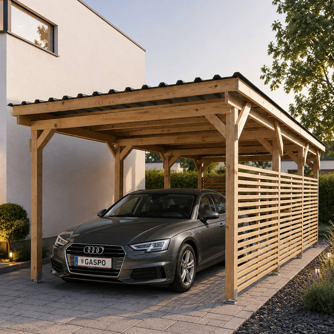 Carport Austria 6 x 3 m image number 1