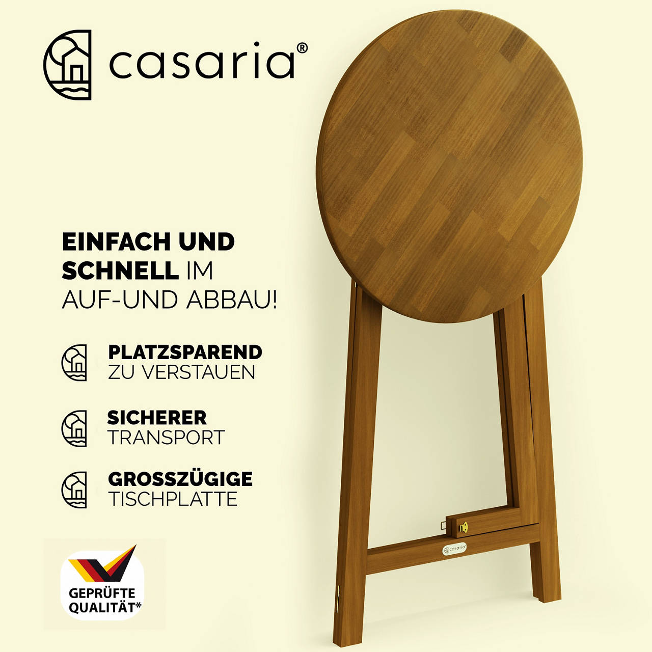 Bar Stehtisch aus Akazienholz image number 1