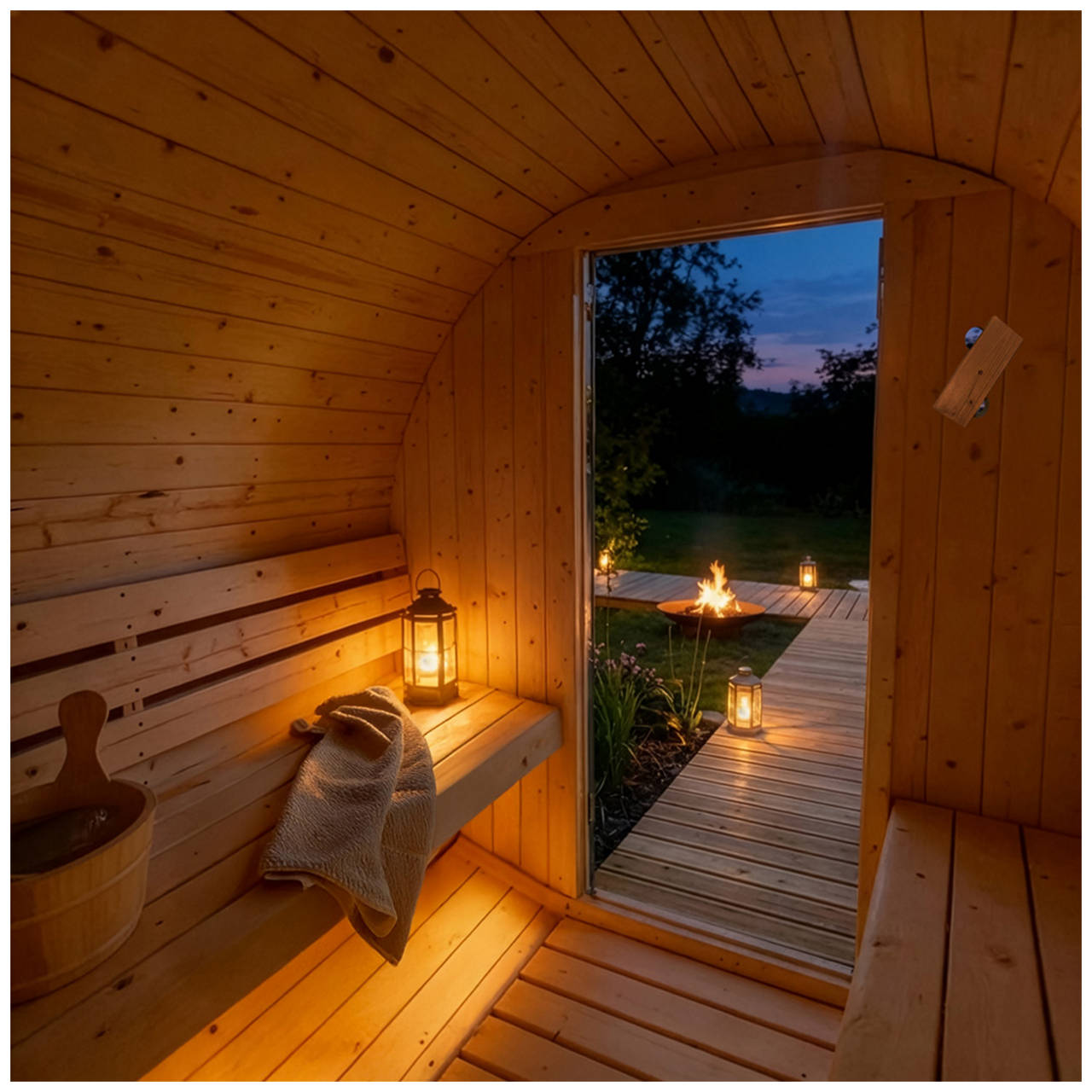 Outdoor Saunafass LAHTI DELUXE L image number 2