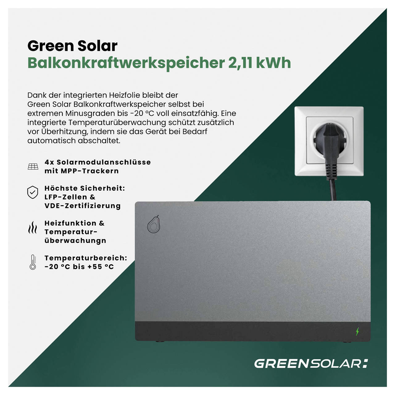 Balkonkraftwerkspeicher 2,11 kWh image number 3