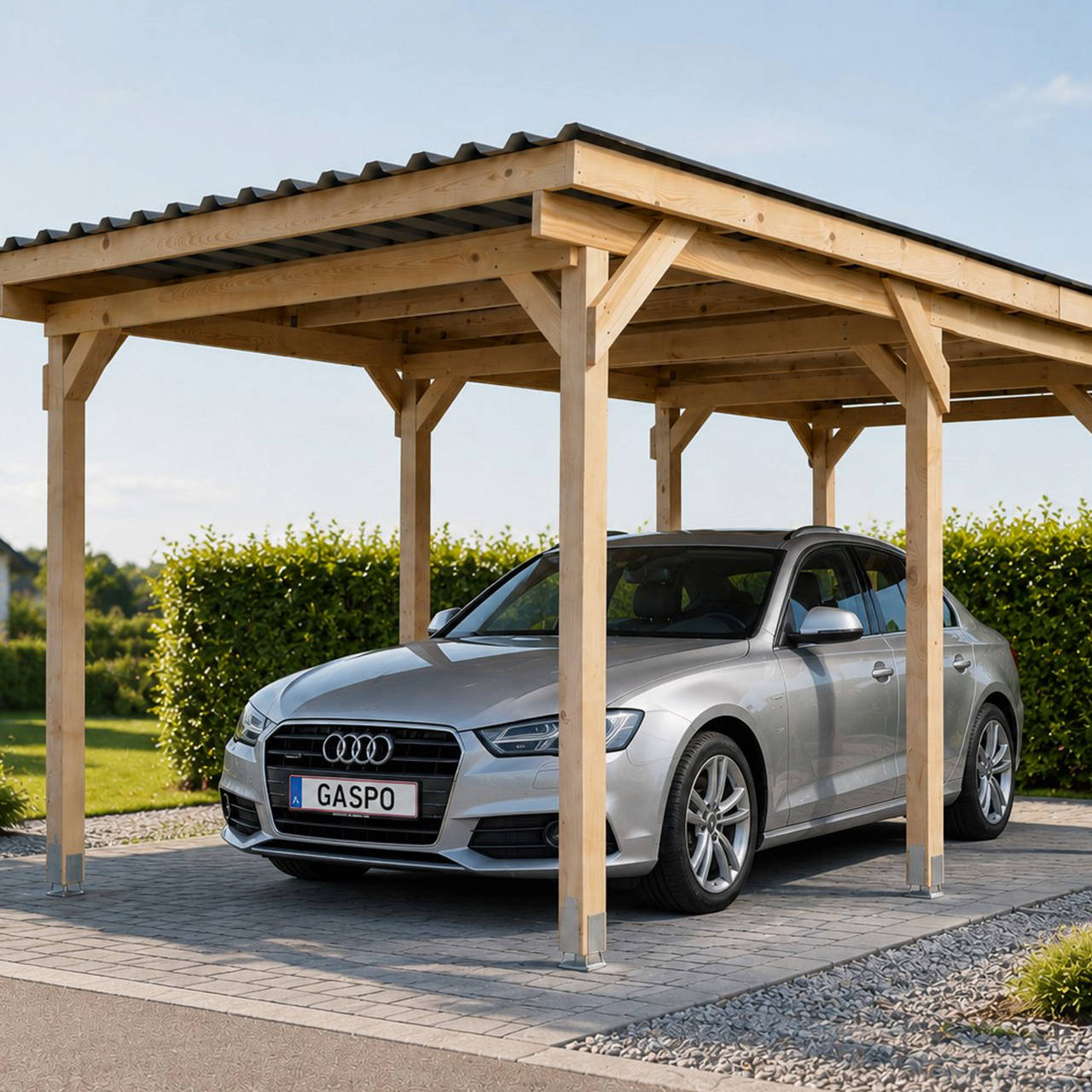 Carport Austria 6 x 3 m image number 2