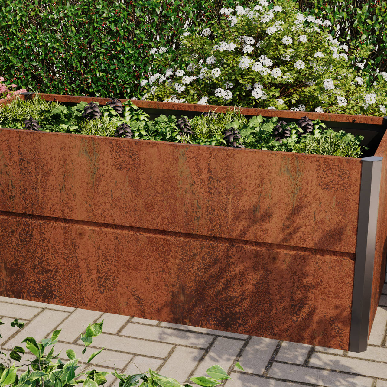 Design Hochbeet aus Cortenstahl image number 1