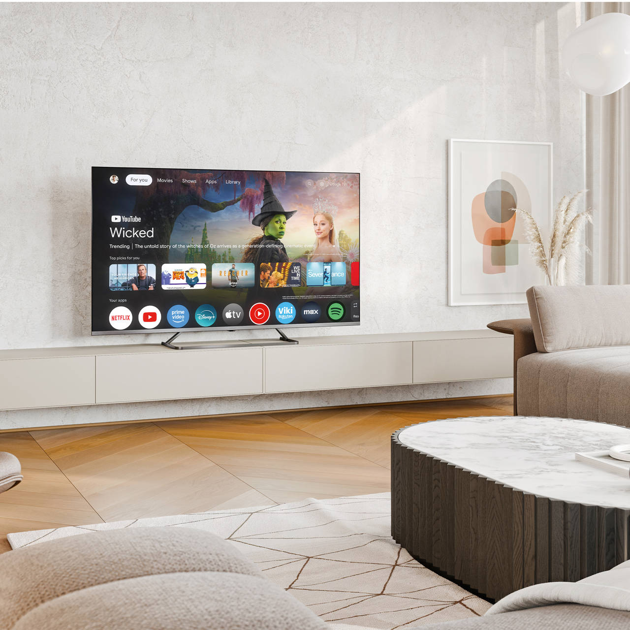 50&rdquo; (126 cm) 4K UHD QLED Mini Led 50JP7265E Google TV&trade; image number 7