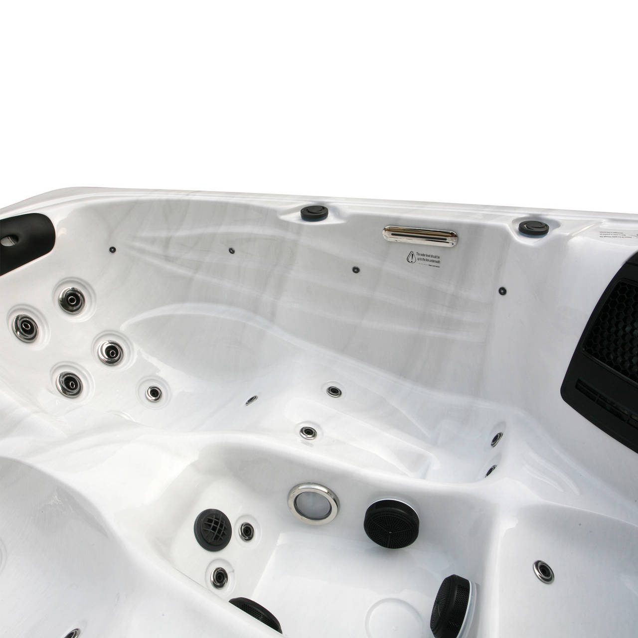 Outdoor Whirlpool White Marble Deluxe image number 4