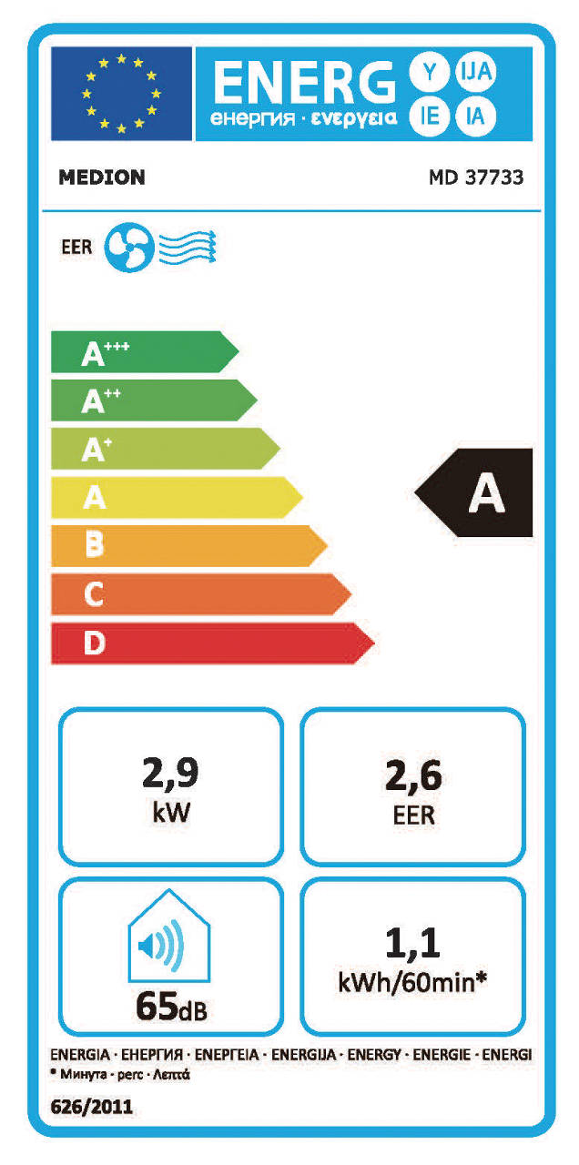 LIFE&reg; P1002 Klimaanlage (MD 37733) image number 3