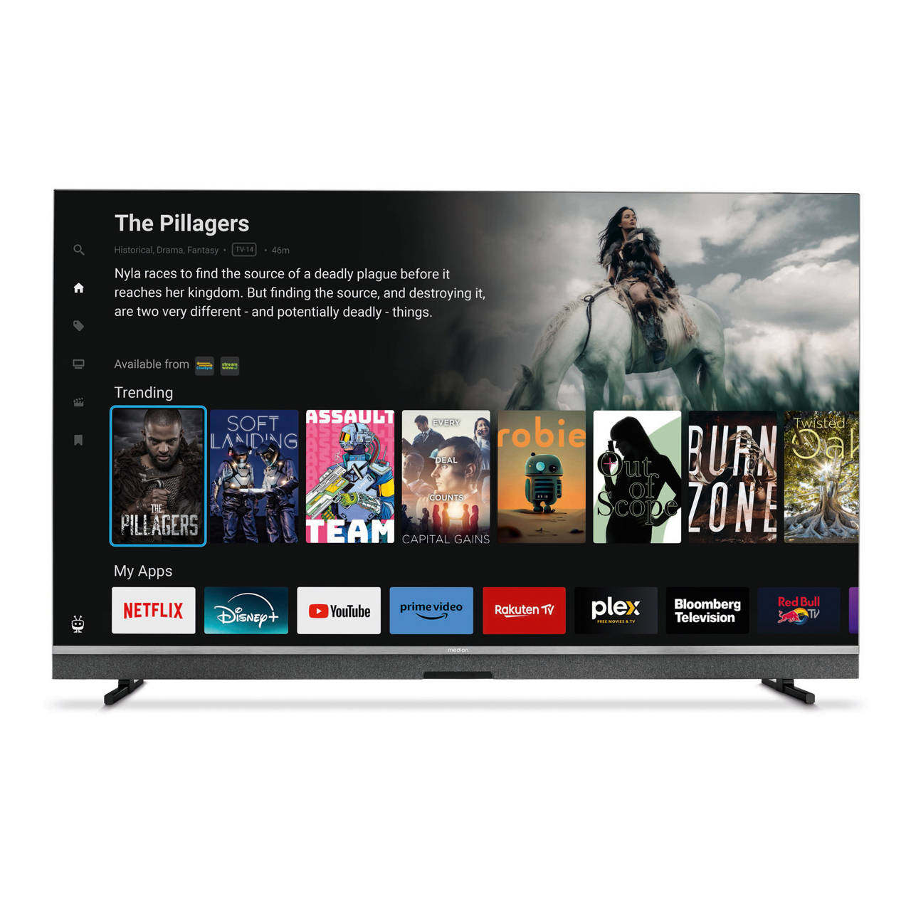 55" (138,8cm) MiniLED UHD TiVo Smart TV X8552507 (MD855900) image number 3
