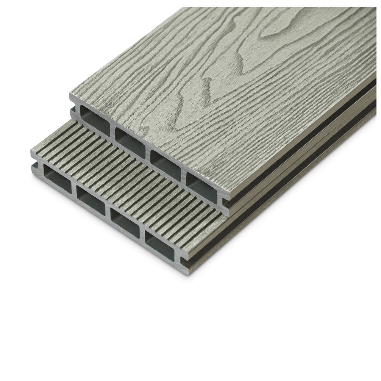 SAMANA PREMIUM WPC Terrassendielen Komplettset (inkl. Unterkonstruktion) - Antik 10m&sup2; image number 1