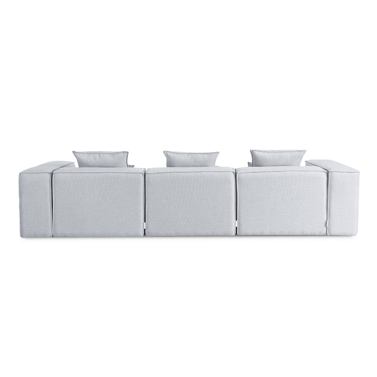Sofa Verona - L, hellgrau image number 1