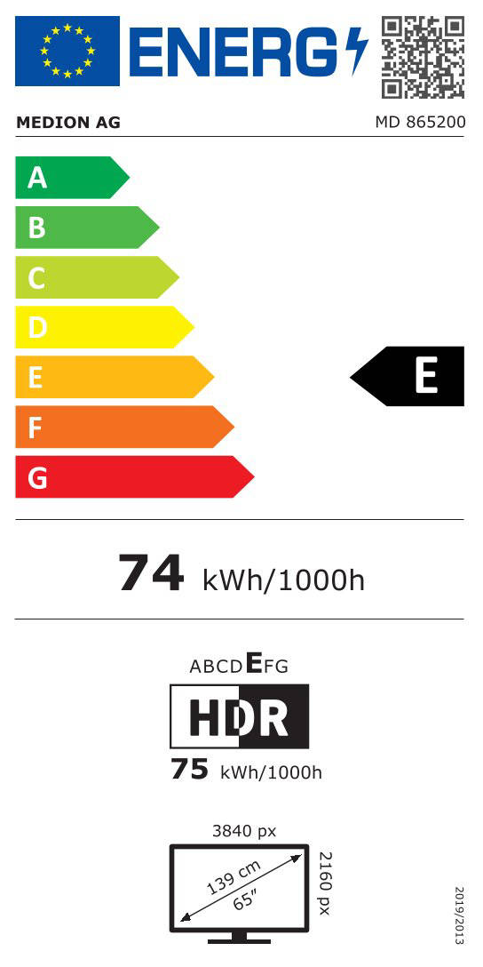 55" (138,8cm) Ultra HD Smart TV X8552500 (MD855200) image number 2