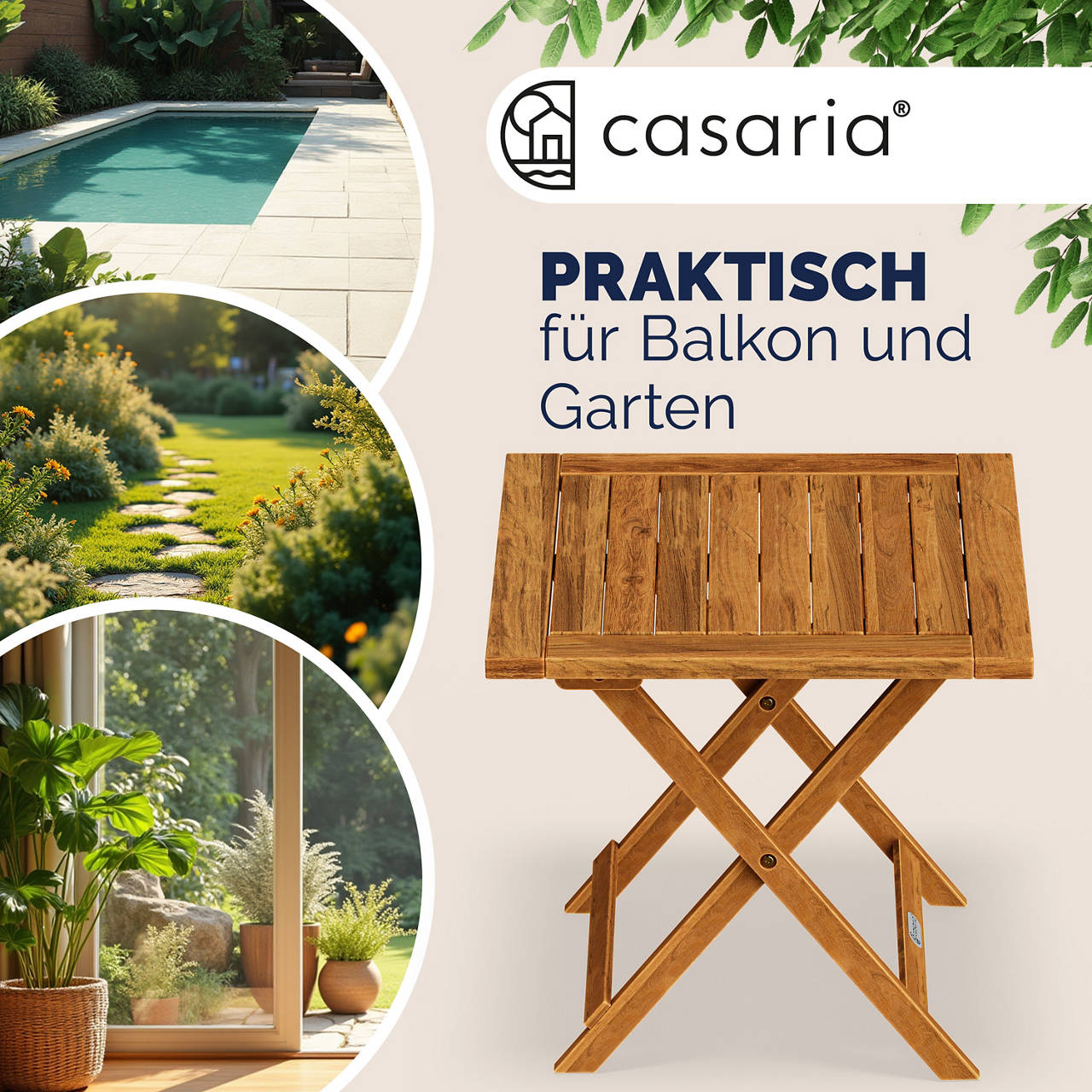 Beistelltisch aus Akazienholz image number 2