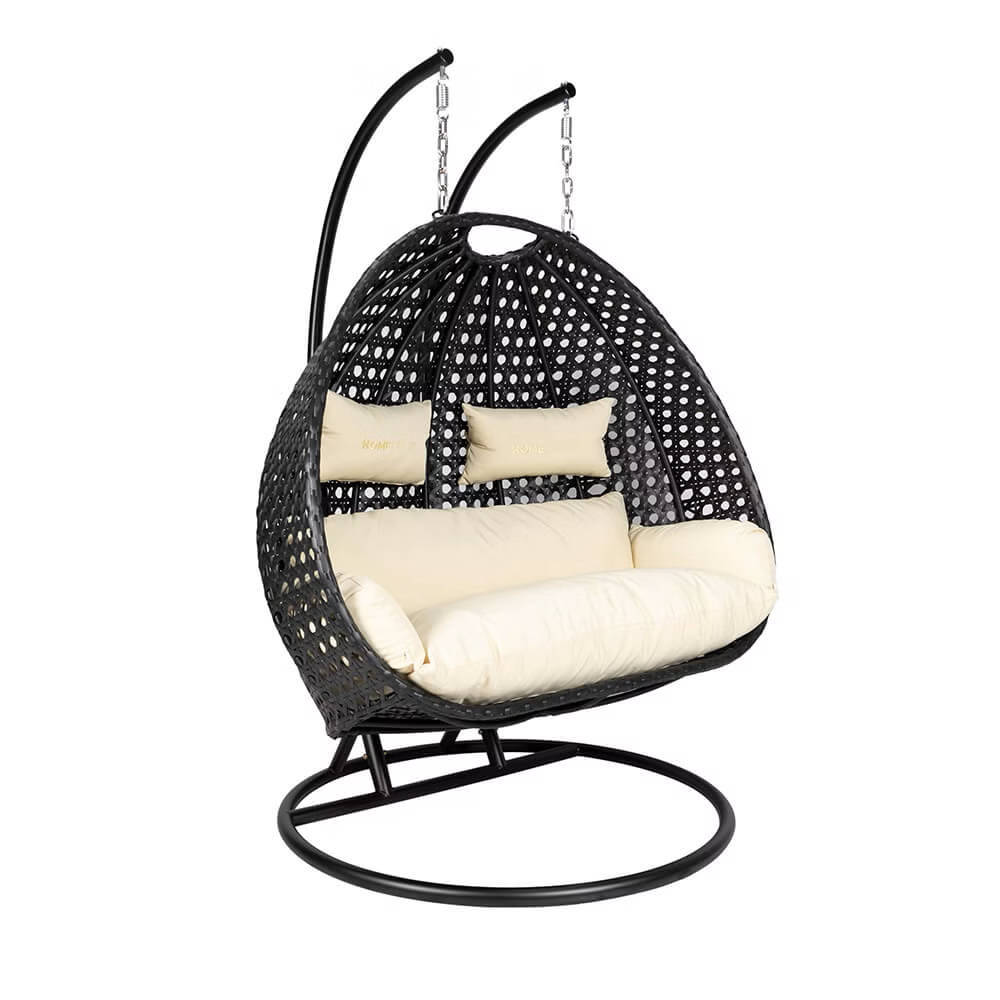 Polyrattan H&auml;ngesessel TWIN Deluxe image number 1