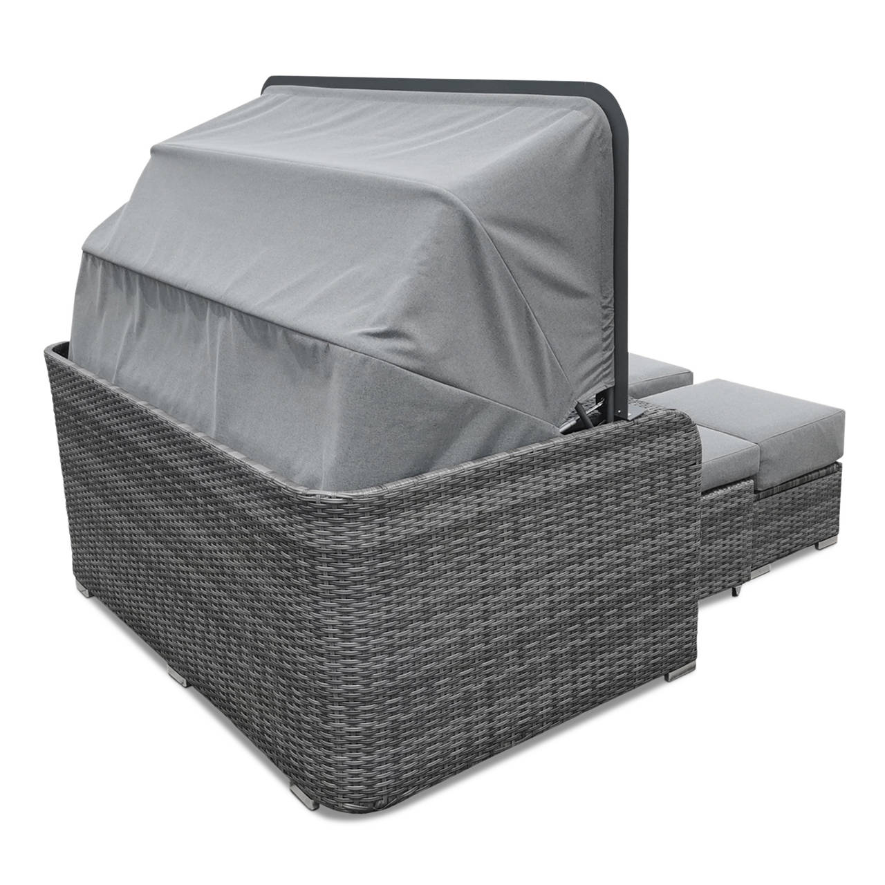Strandkorb mit Liegefunktion und Abdeckung image number 1