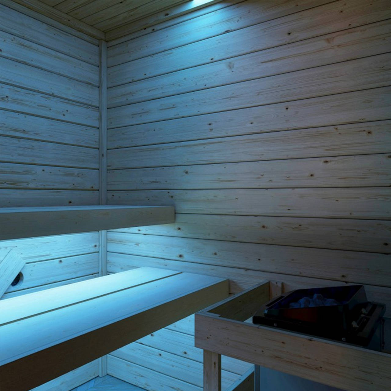 Sauna mit Eckeinstieg image number 2