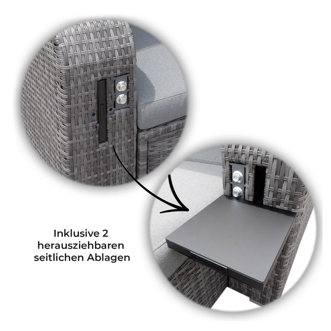 Strandkorb mit Liegefunktion und Abdeckung image number 4