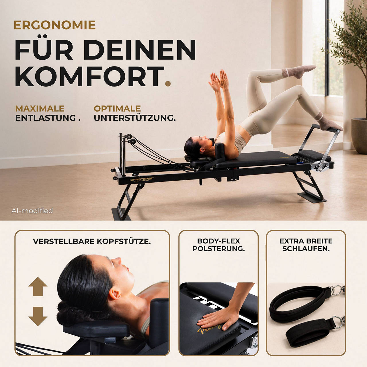 Pilates Reformer image number 8