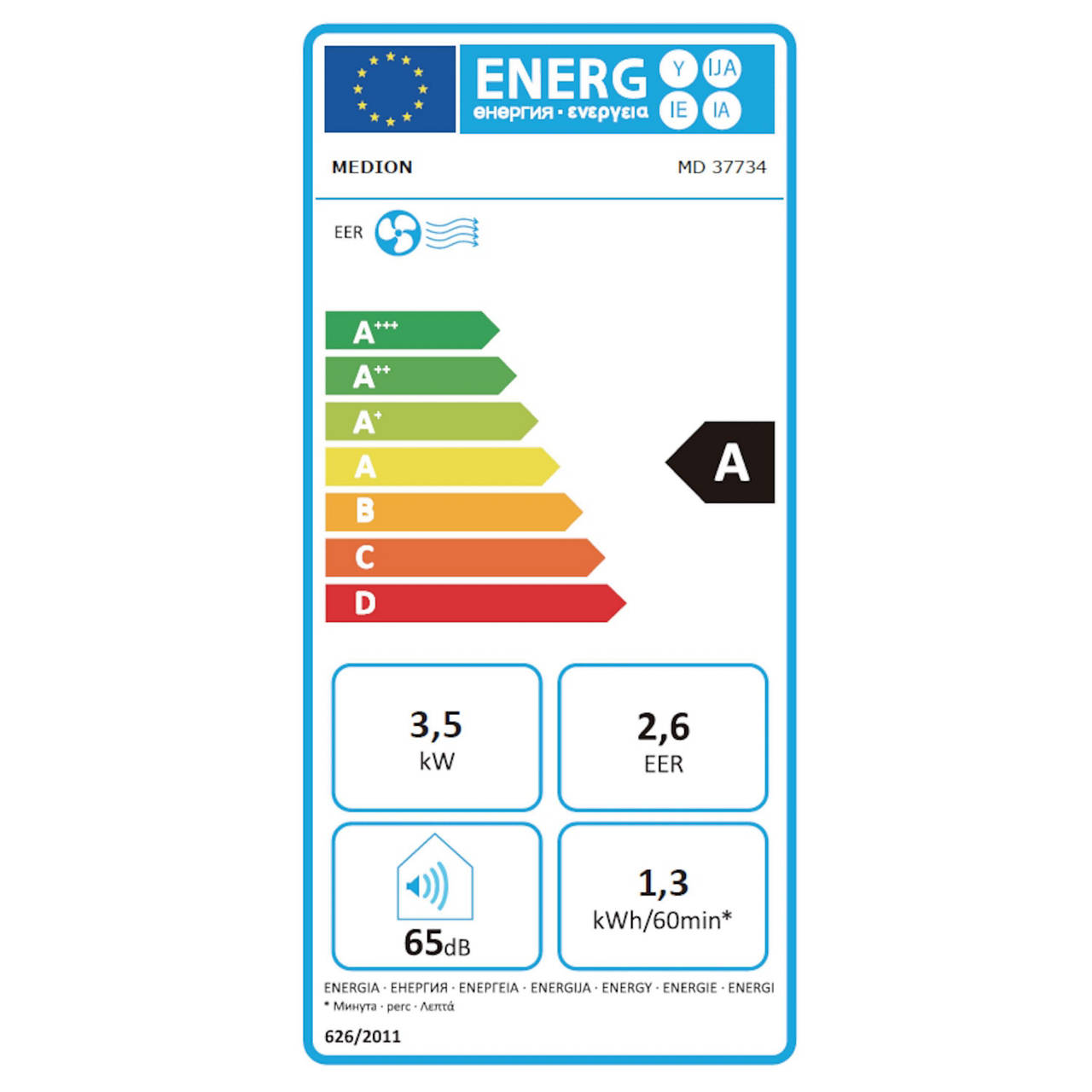 LIFE&reg; P1200 Klimaanlage (MD 37734) image number 9
