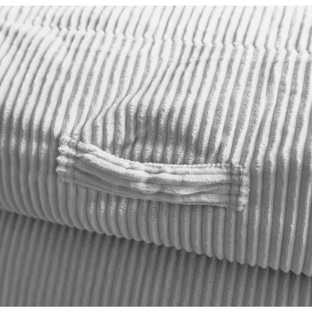 Sitzsack COZY inkl. Hocker, hellgrau image number 4