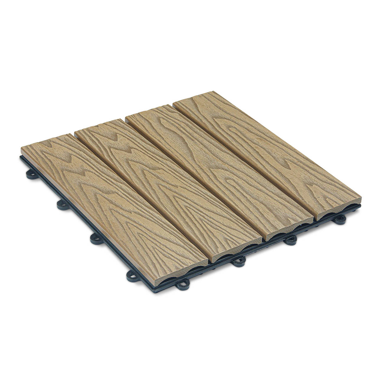 HOME DELUXE WPC Klickfliesen BAVARO Teak