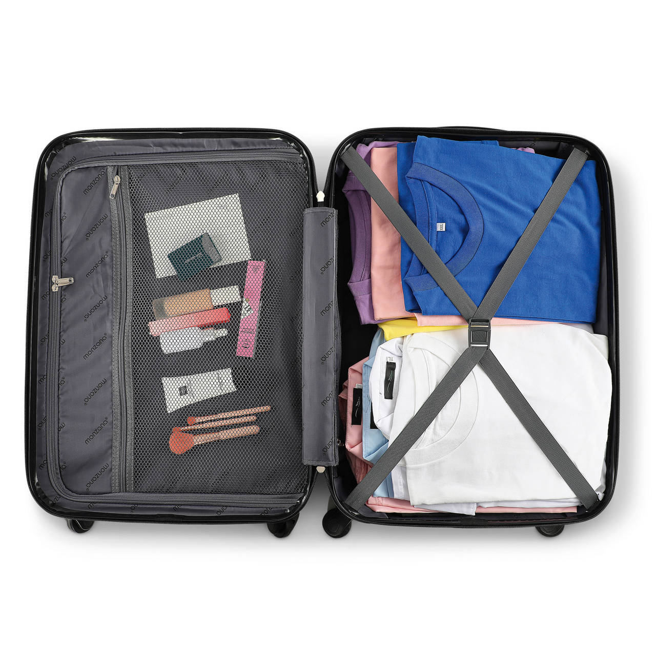 Hartschalenkoffer-Set Essential + Beautycase, 4-teilig Rose image number 4