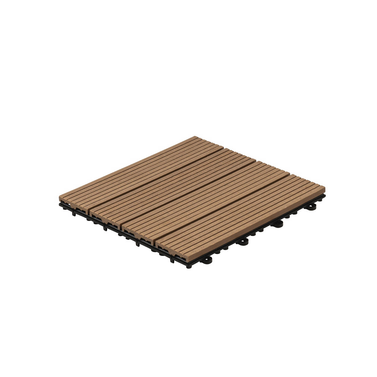 WPC Klickfliesen BAVARO Teak 3 m&sup2; image number 0