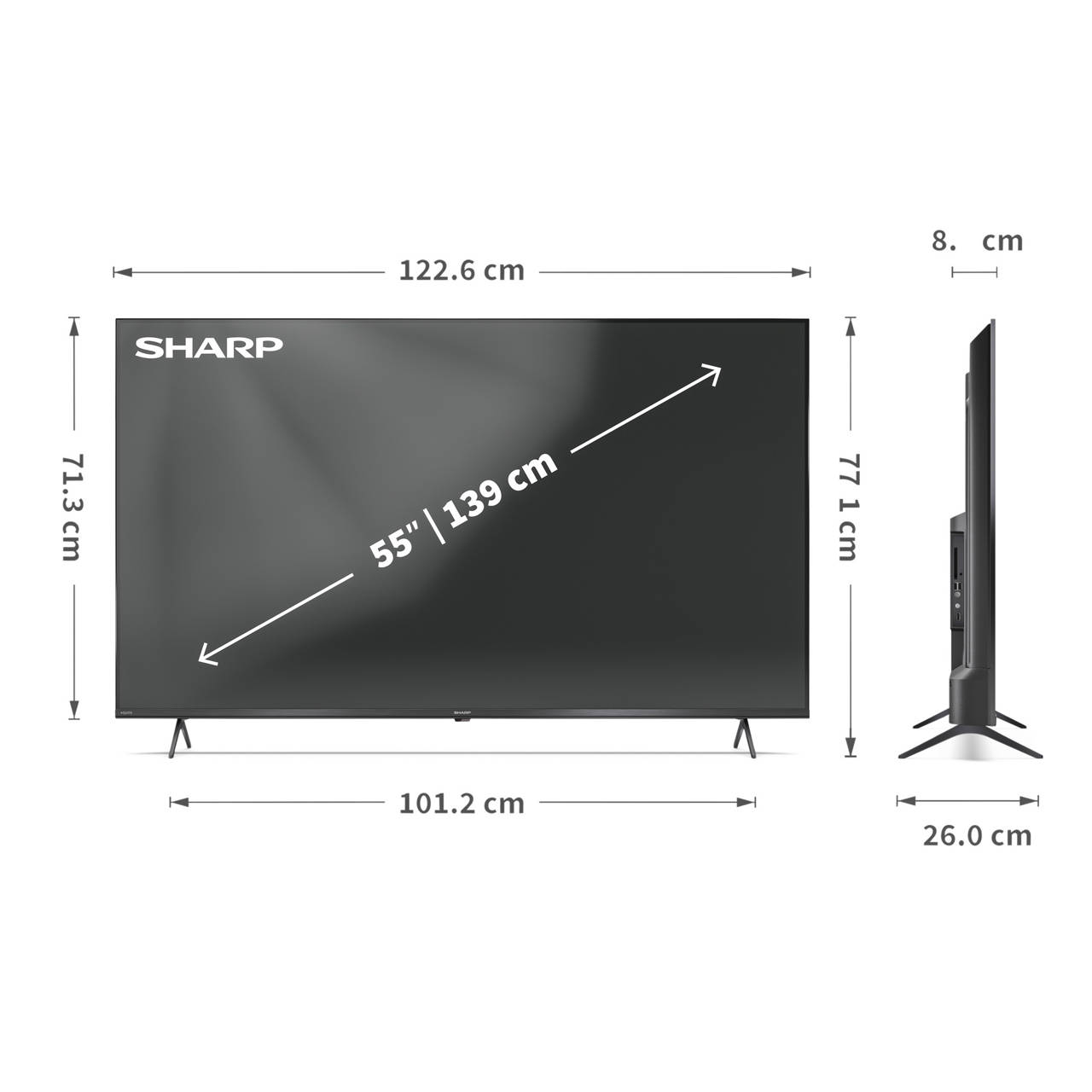 55&ldquo; (139 cm) 4K ULTRA HD QLED SMART TV image number 1
