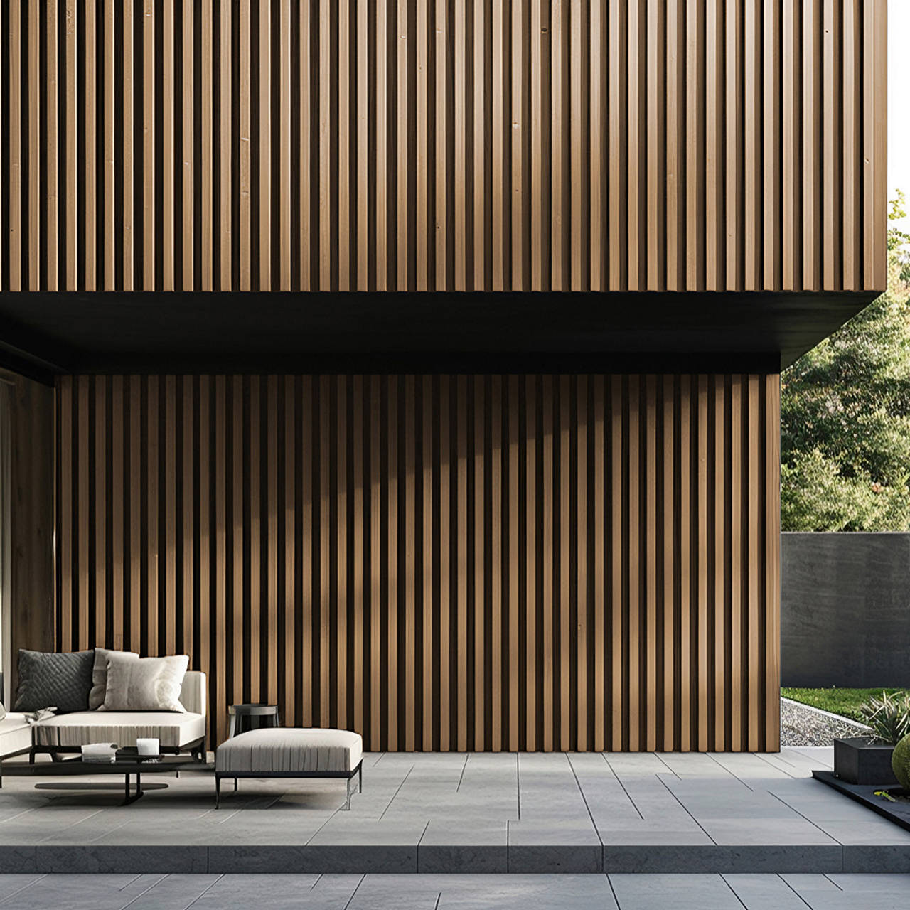 Fassadenverkleidung DUVAR &ndash; 10 m&sup2; teak image number 3