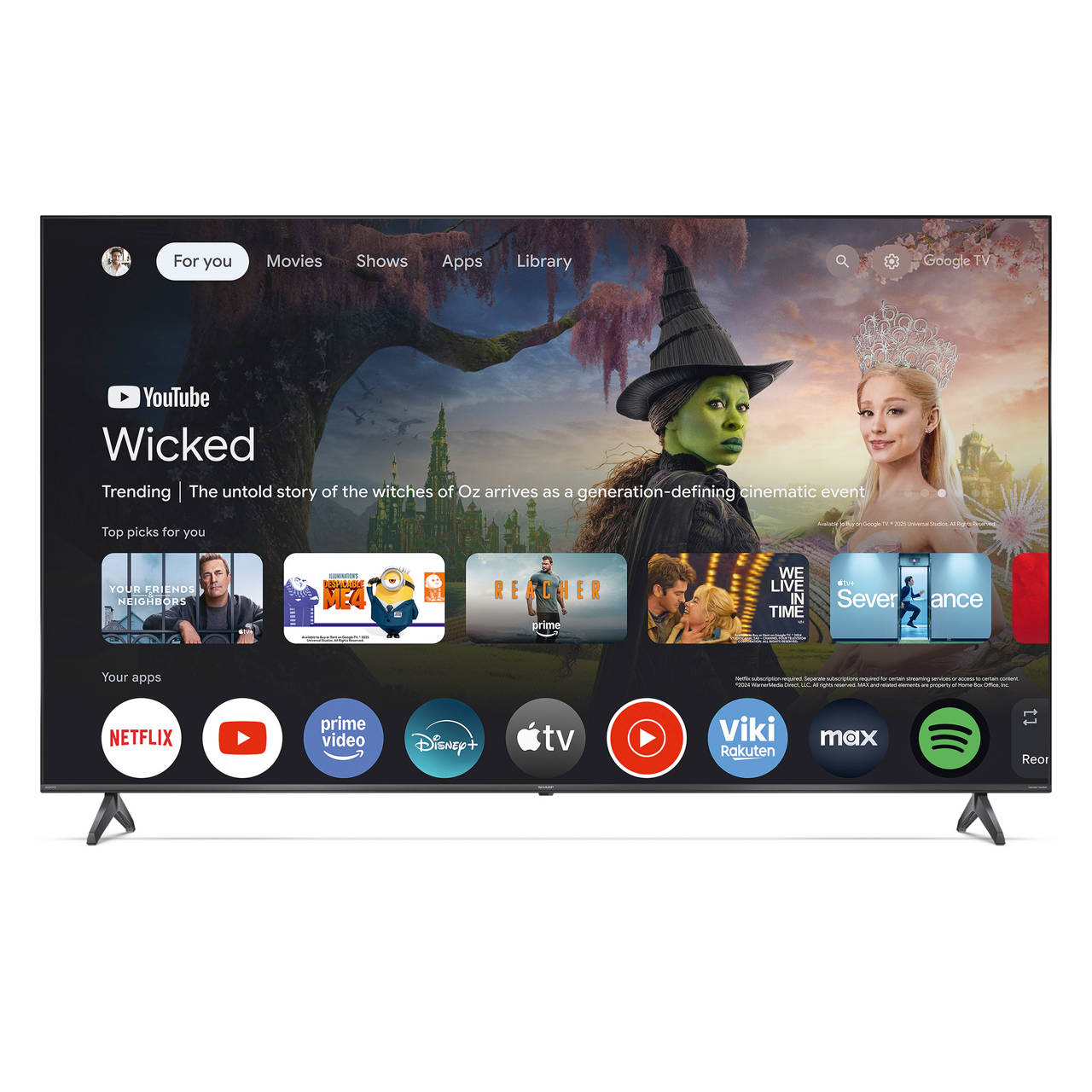 70&rdquo; (177 cm) 4K UHD QLED HP5265E Google TV image number 1