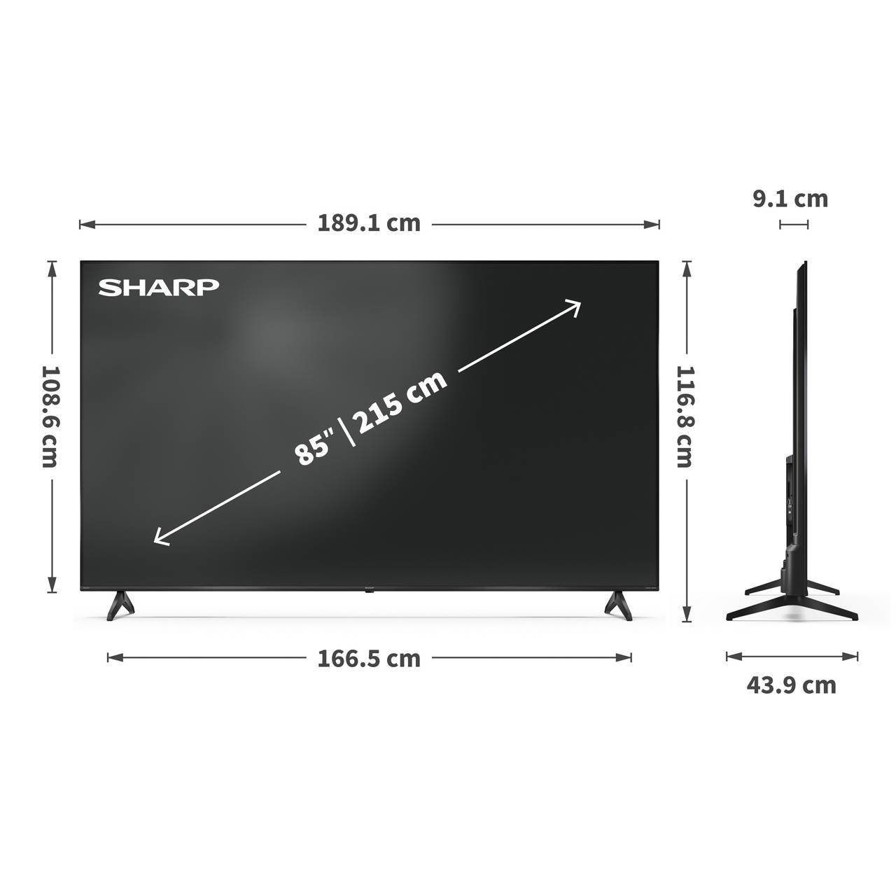 85" (216cm) 4K Ultra-HD QLED Google TV&trade; image number 1