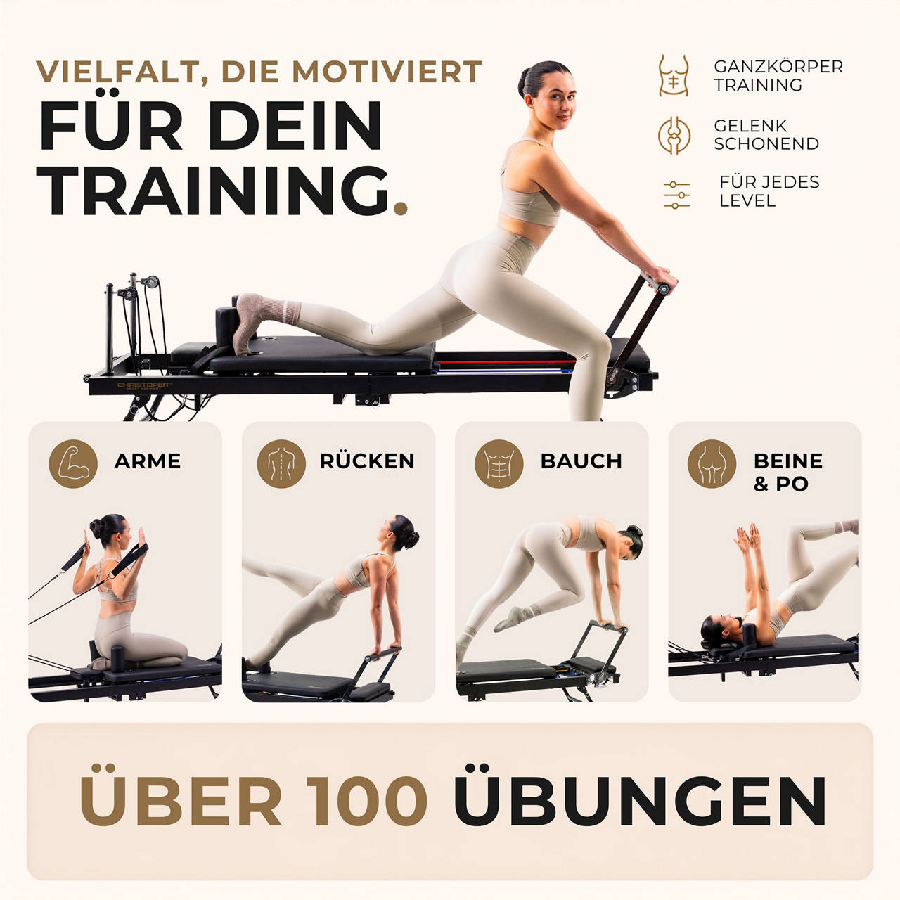 Pilates Reformer image number 7