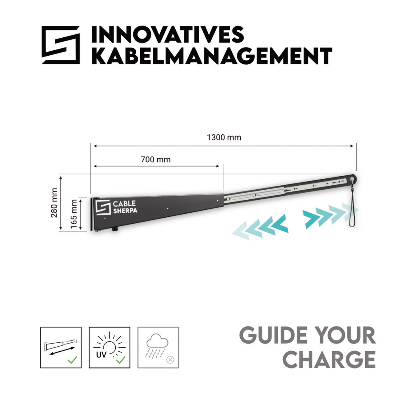 mobile Wallbox mit Kabelmanagement image number 4