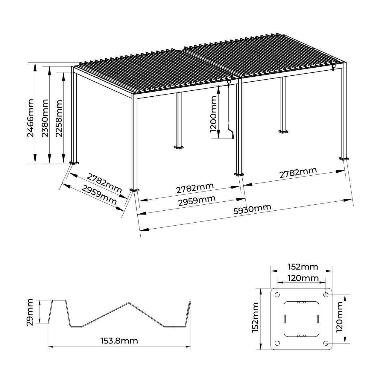88 Pergola 3x6 image number 9
