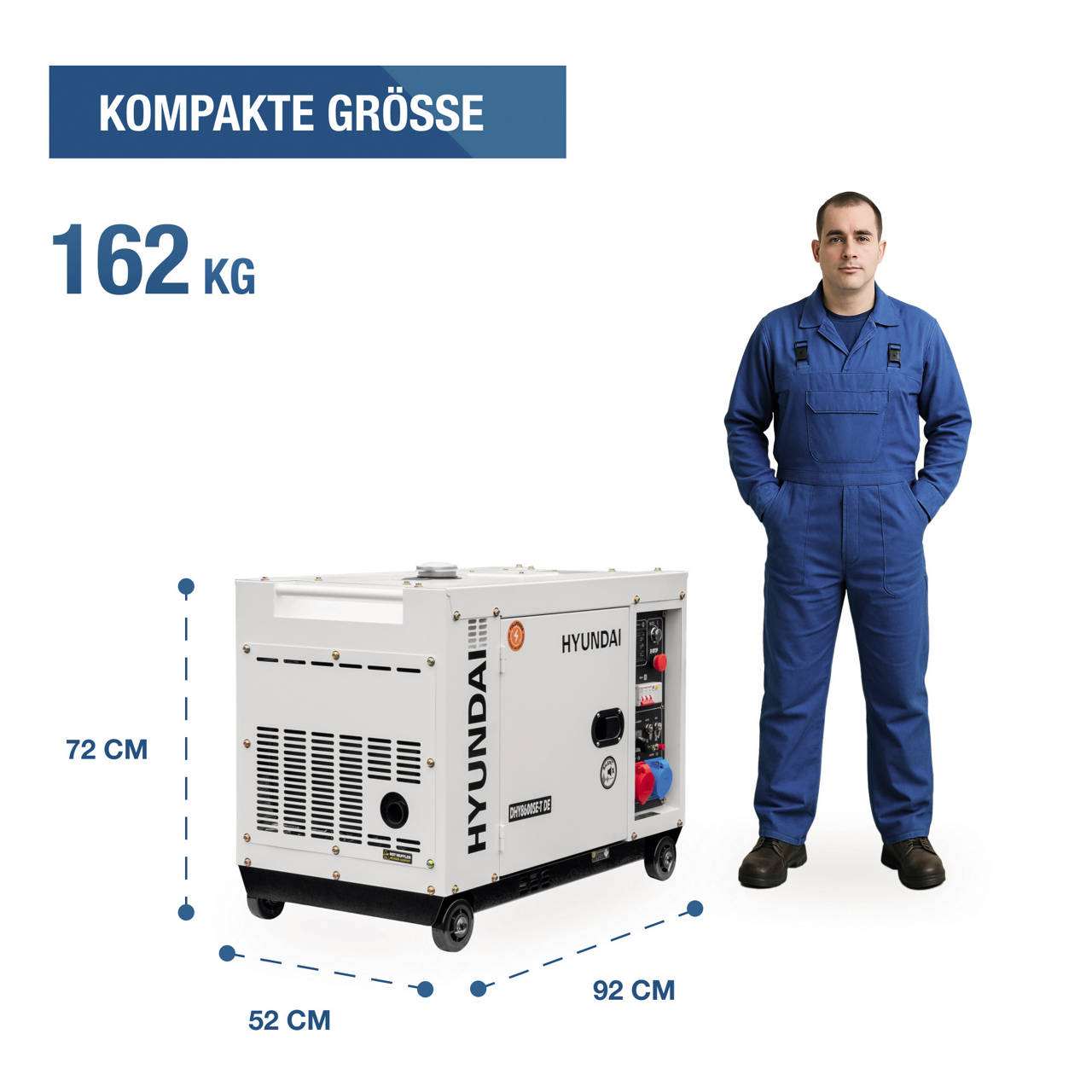 Diesel Generator DHY8600SE-T D image number 5