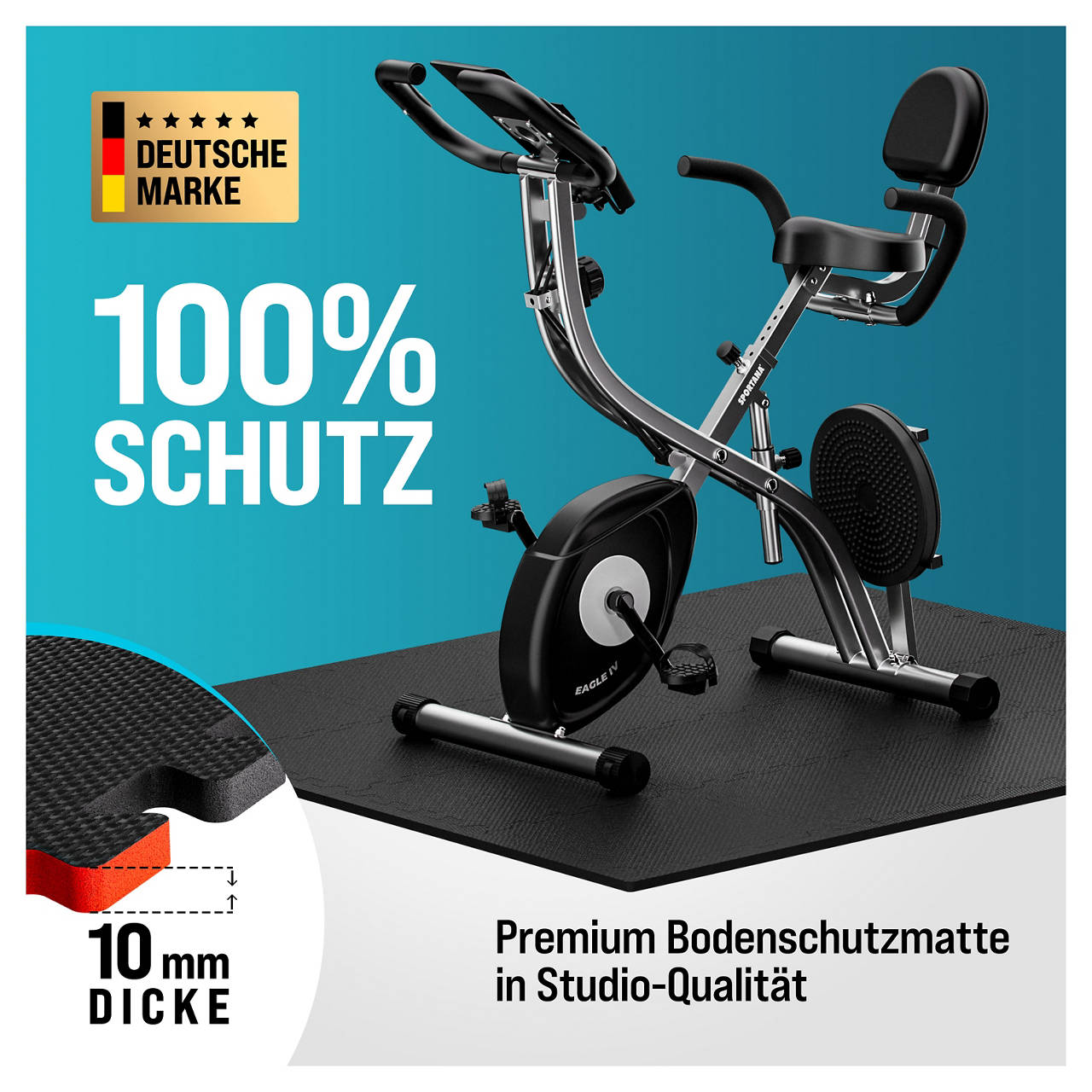 Bodenschutzmatte 18er Set schwarz image number 4