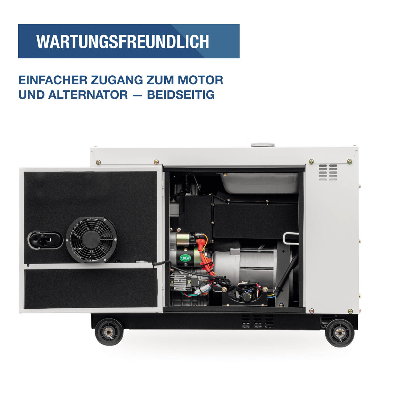 Diesel Generator DHY8600SE-T D image number 3