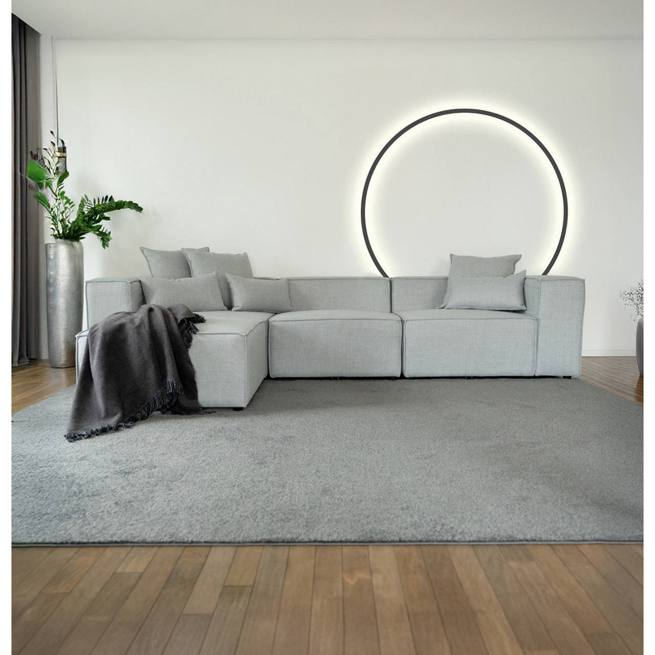 Sofa Verona - L, hellgrau image number 2