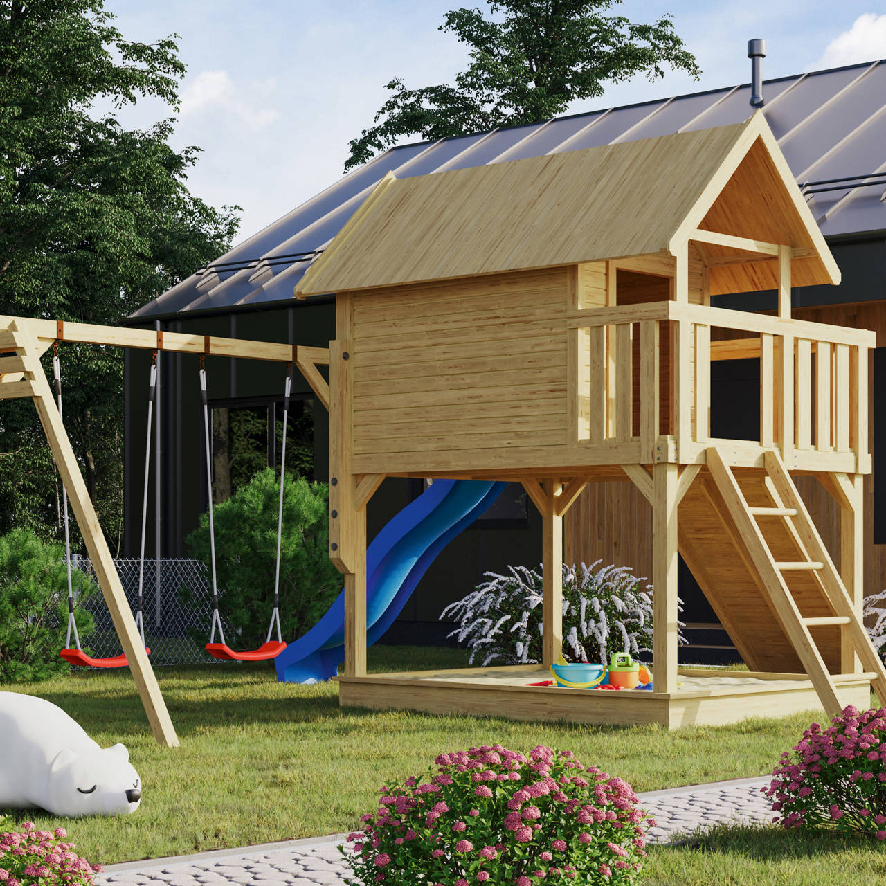 Stelzenhaus Fidel naturbelassen image number 3