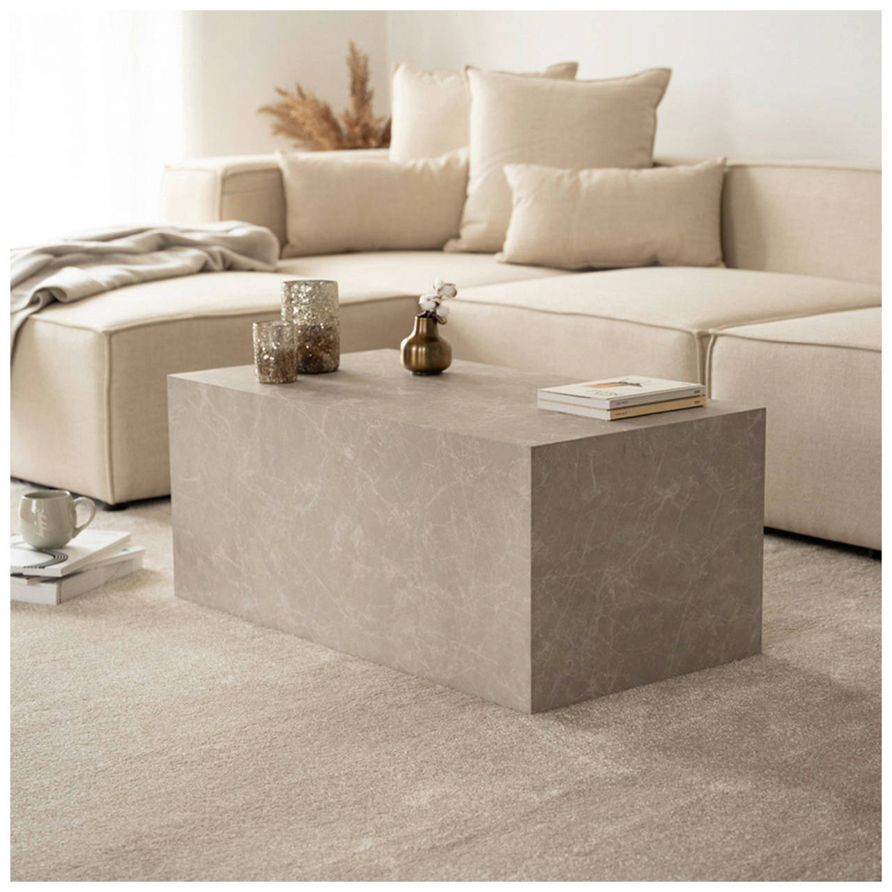 Couchtisch Marmor AMIRI L beige image number 2