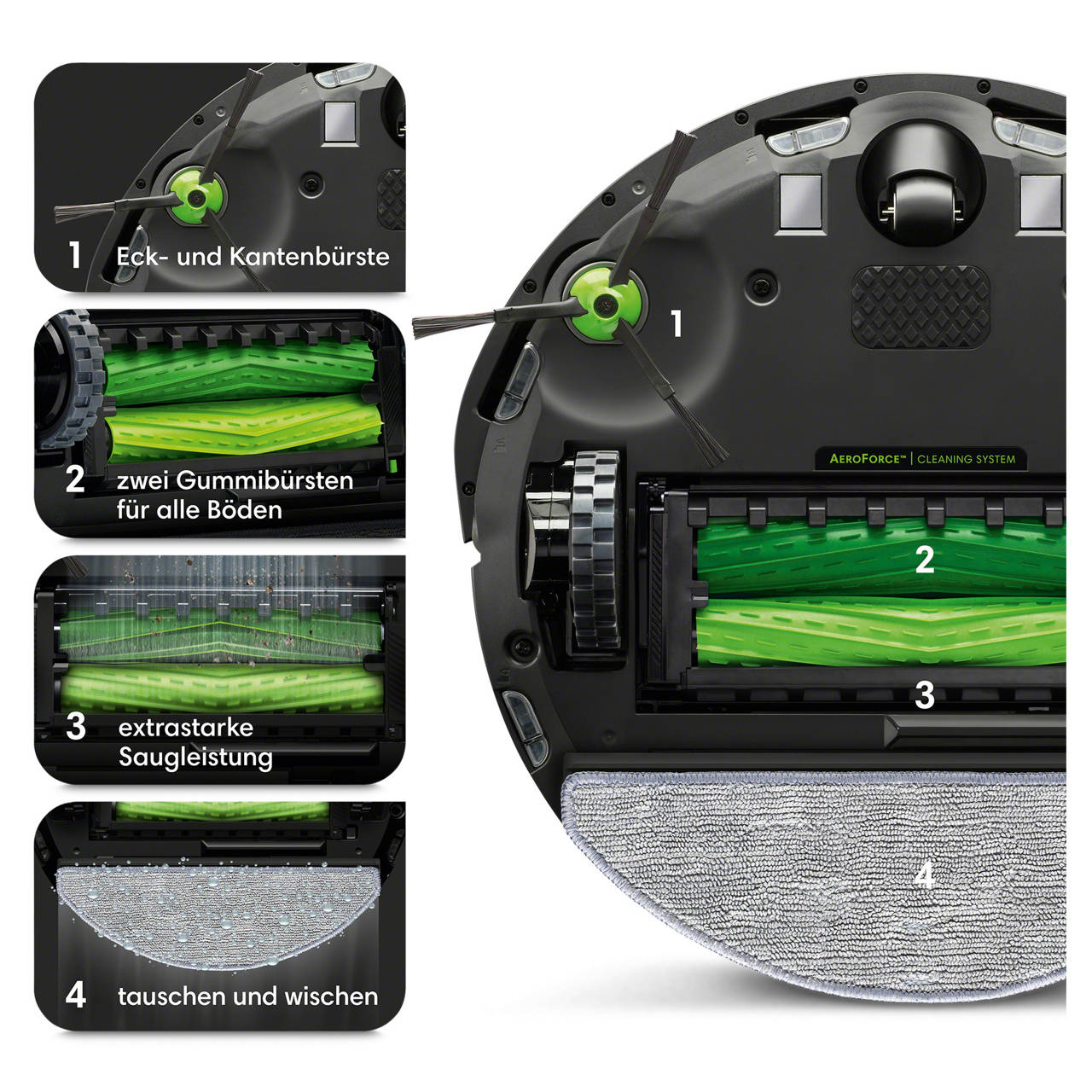 Saug- und Wischroboter Roomba Combo i5 image number 1