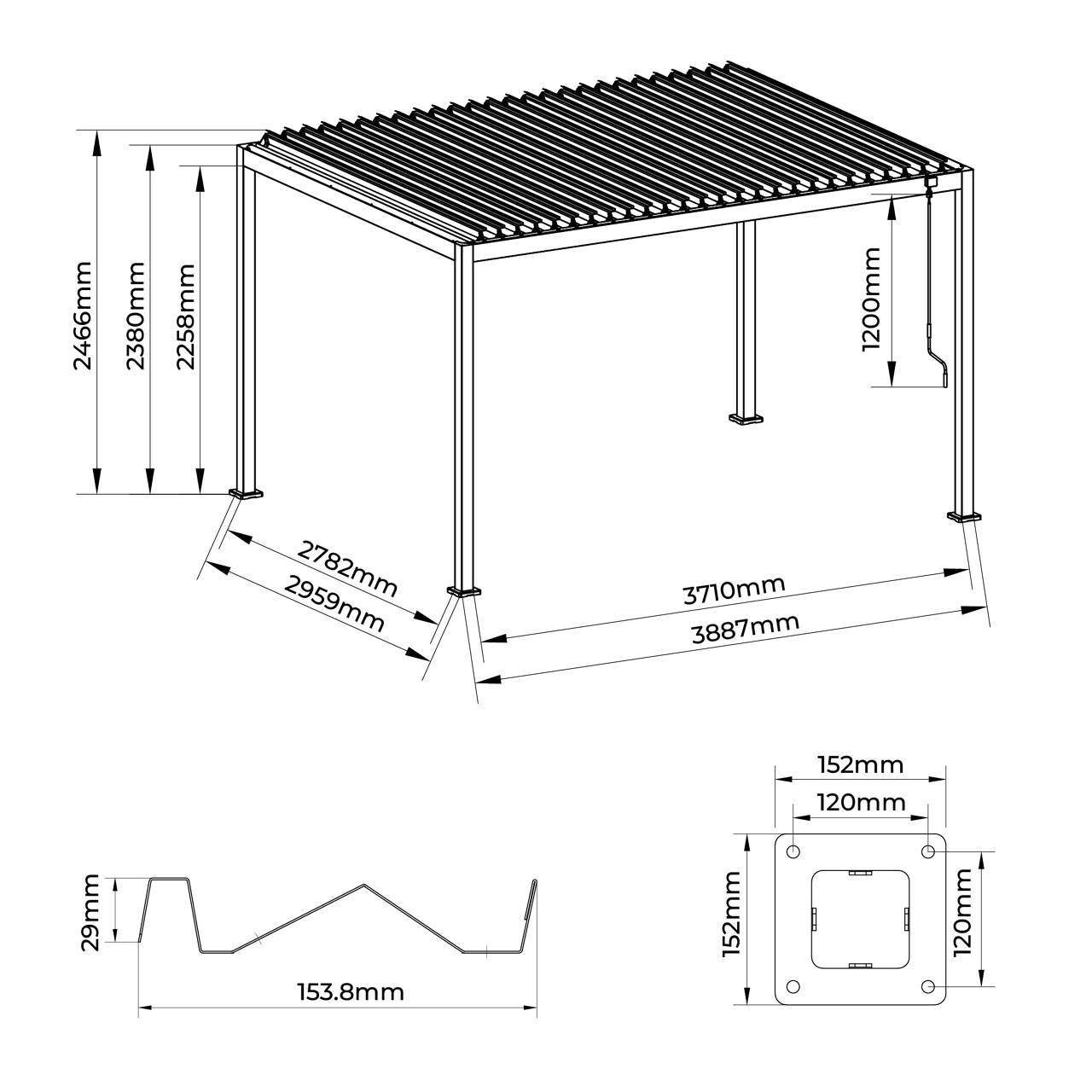 88 Pergola 3x4 image number 8
