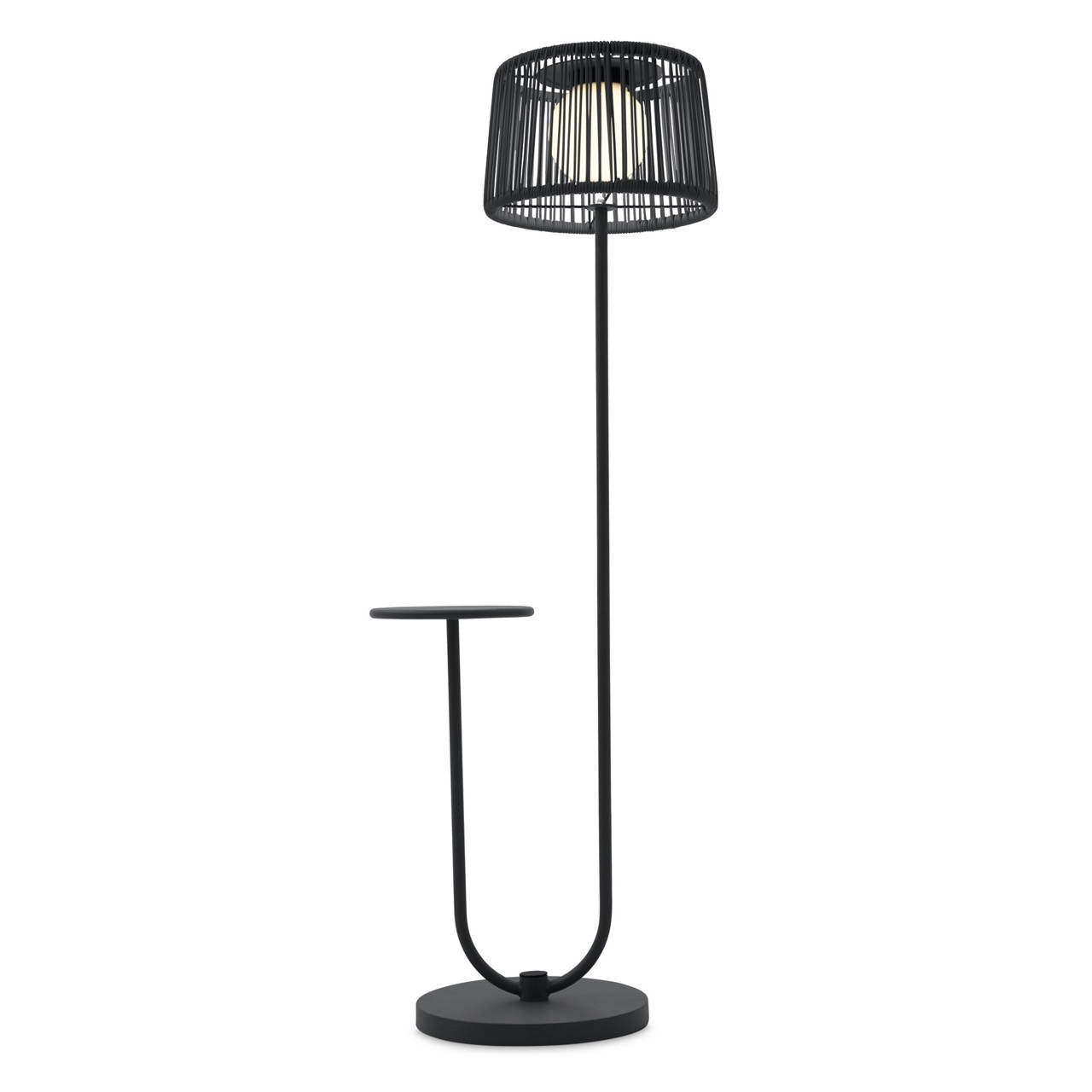 Stehlampe mit Ablagetisch, Anthrazit image number 1