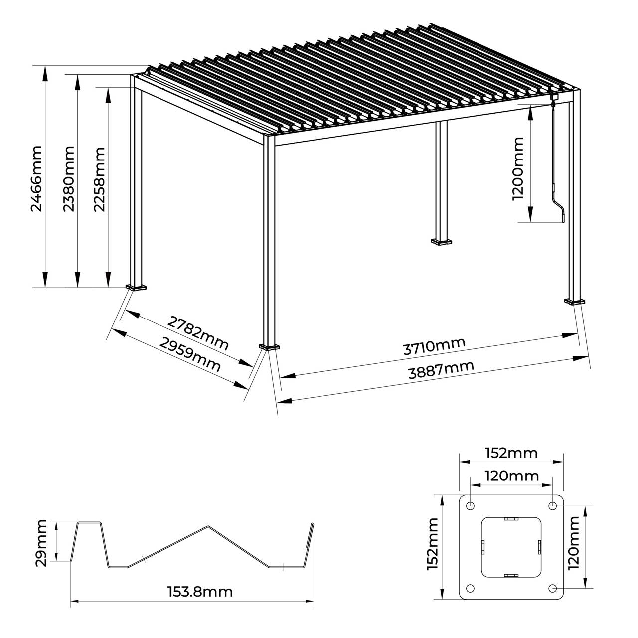 88 Pergola 3x4 image number 4