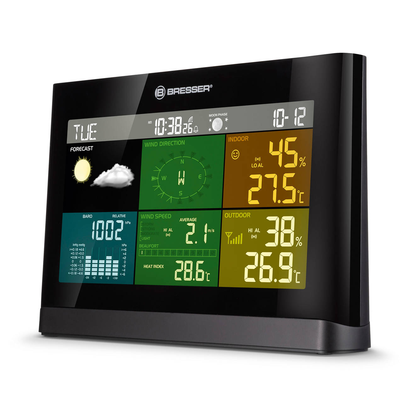 5in1 Comfort Wetterstation mit Farbdisplay image number 1